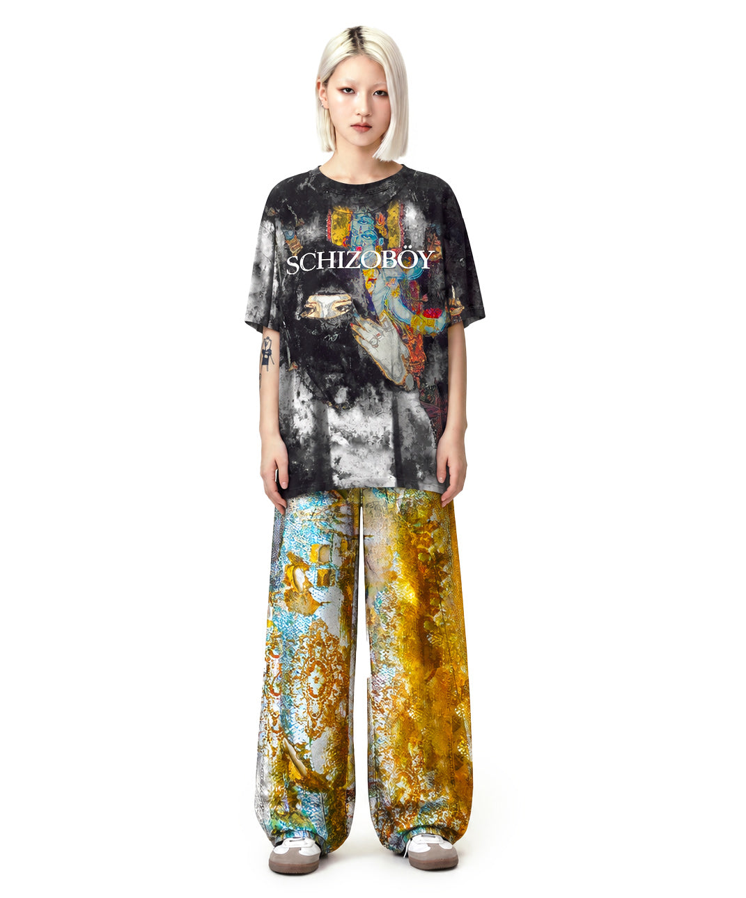 Pigmented Pictorial Cotton Jersey